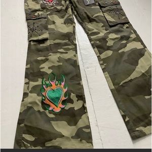Ed HardyY2K Tattoo Camouflage Pant